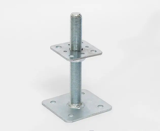 OSZLOPTARTÓ LAP 80 X 80 MM, HORG., TALPAS