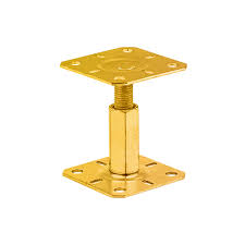 OSZLOPTARTÓ LAP 100 X 100 MM, HORG., TALPAS 