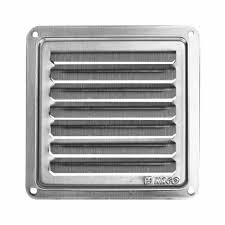 A2 - SZELLŐZŐRÁCS TAKARÓ - NVM 100 X 100 K 100 X 100 MM, ROZSDAMENTES ACÉL