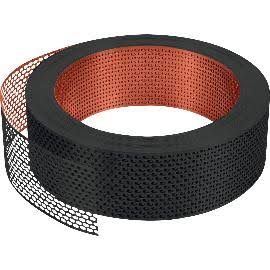ALU SZELLŐZŐSZALAG 100 MM - TÉGLAVÖRÖS- FEKETE