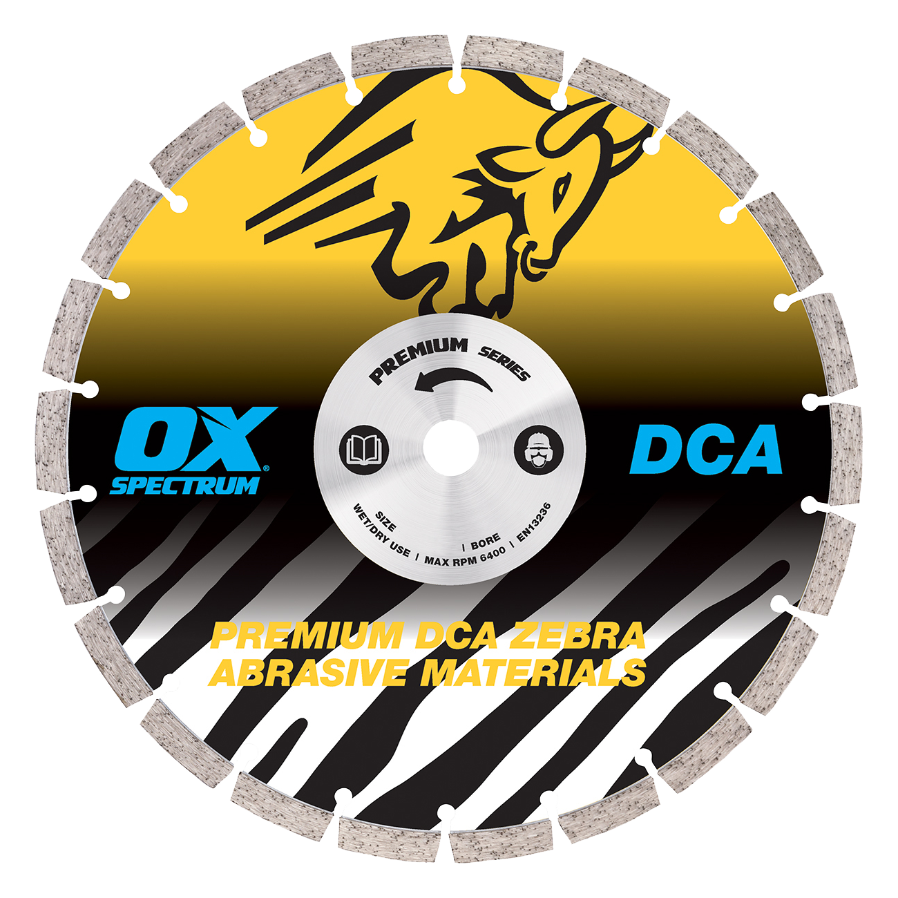 VÁGÓKORONG GYÉMÁNT DCA 350 X 2,2 X 25,4 MM, 10 MM VÁGÓÉL