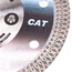 VÁGÓKORONG GYÉMÁNT CAT 125 X 1,2 X 22 MM, KIPATTOGZÁS MENTES