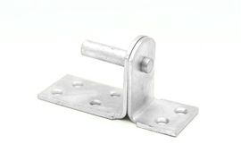 TÜSKE - FELCSAVAROZHATÓ FEHÉR HORG. D=10 MM - TÁVOLI, 91 X 38 MM, HORG.