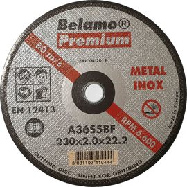 VÁGÓKORONG - INOX 230 X 2,0 X 22,2 MM, BELAMO DYNAMIC