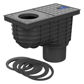 KÜLTÉRI VÍZNYELŐ LSV 110 305 X 155 MM, ÁTFOLYÁS: 400 LITER / PERC